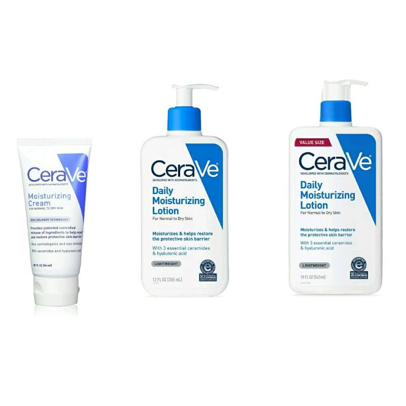 CeraVe Daily Moisturizing Lotion 236ml / 355ml / 562ml | Shopee Singapore