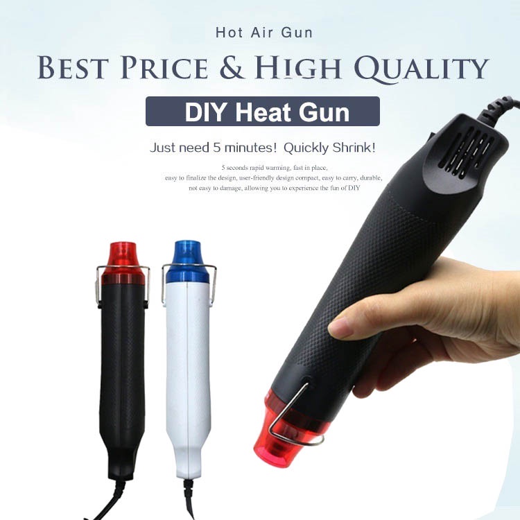 220V 300W Electric Hot Air Gun EU Heat Gun DIY Tools For Mud Toys/Rubber