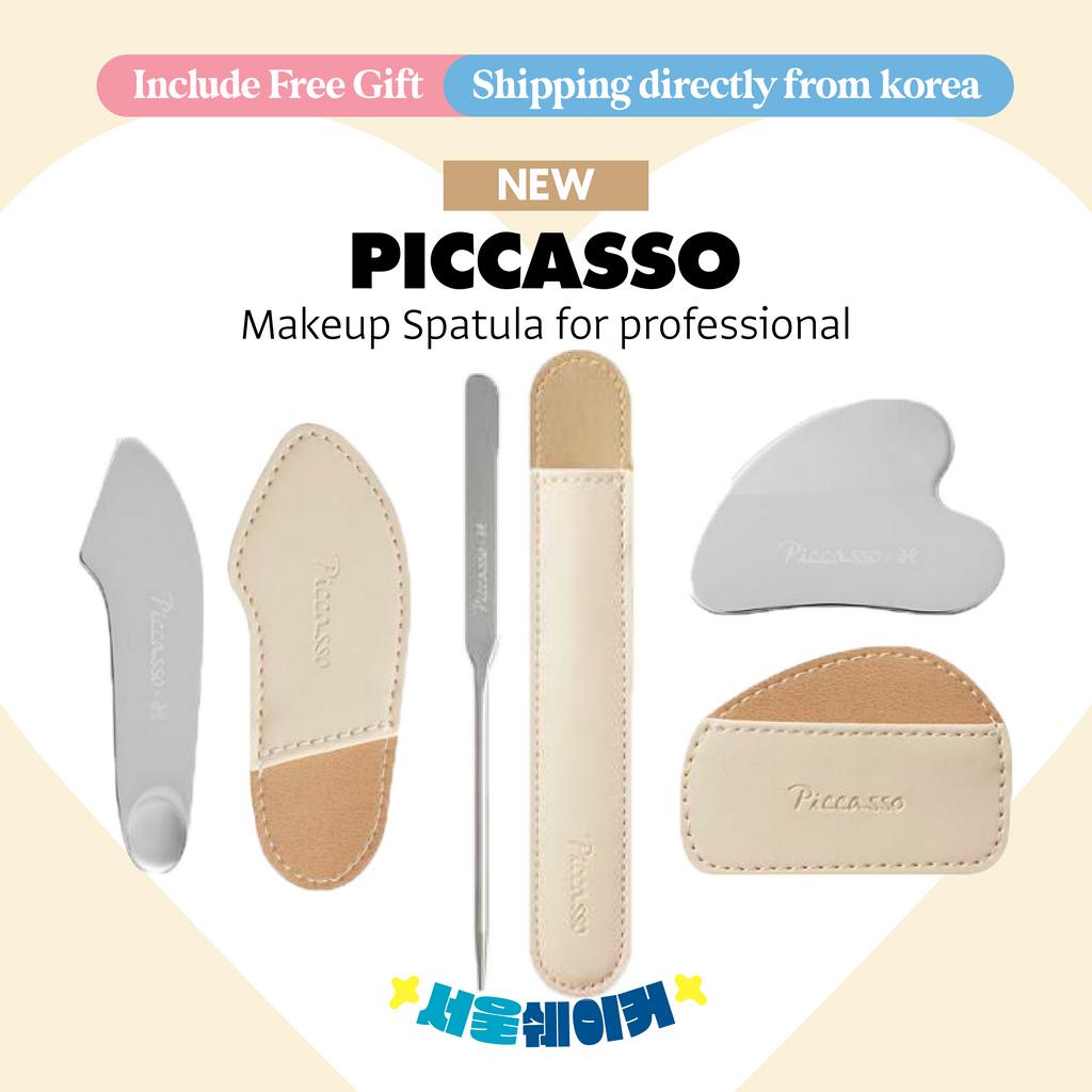 [Piccasso] Makeup Spatula (Original/Mini/Curved/2Way) Shopee Singapore