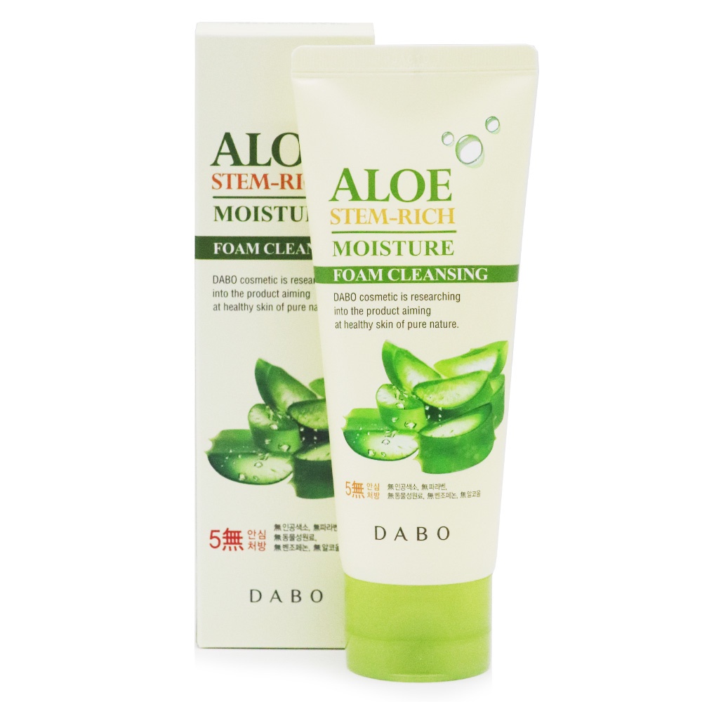 Dabo Aloe stem-rich Moisture Foam Cleansing 100ml | Shopee Singapore