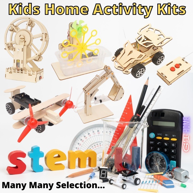 STEM Educational Kits - Educational Toy - Stay Home Kids Activity - Kids Learning Kits - Learn Science Technology Maths