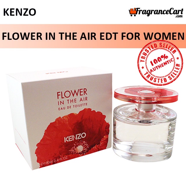 Kenzo Flower In The Air EDT for Women 100ml Tester Eau de Toilette Rose Red Brand New 100 Authentic Perfume Shopee Singapore