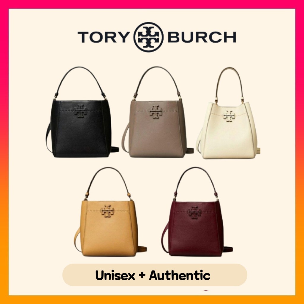 Tory Burch Mcgraw Small Bucket Bag for Women