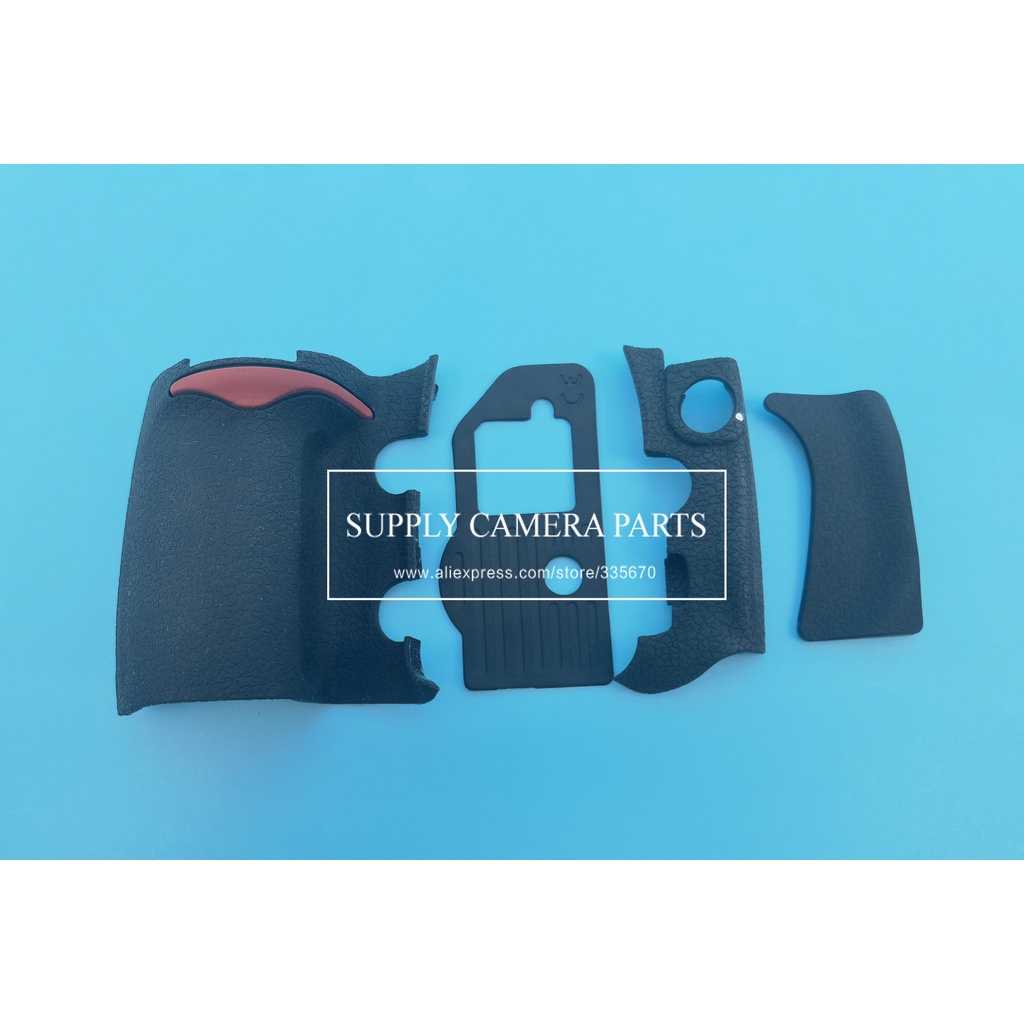 95%new 4 pieces For Nikon D300 D300S Rubber Cover Units Complete Grip ...