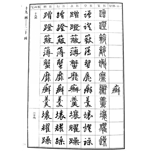 SG汉舟书法书店☆五体字典(精)32开楷书行书隶书草书篆书Dictionary