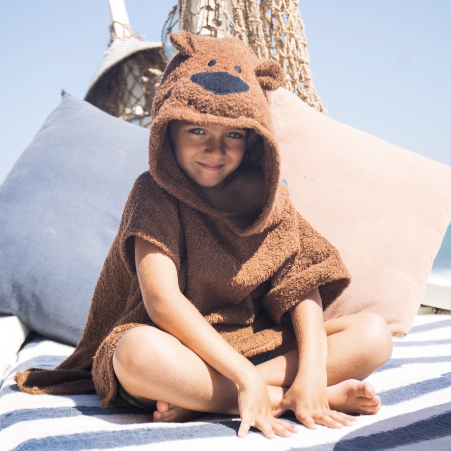 Baby hooded discount beach towel poncho