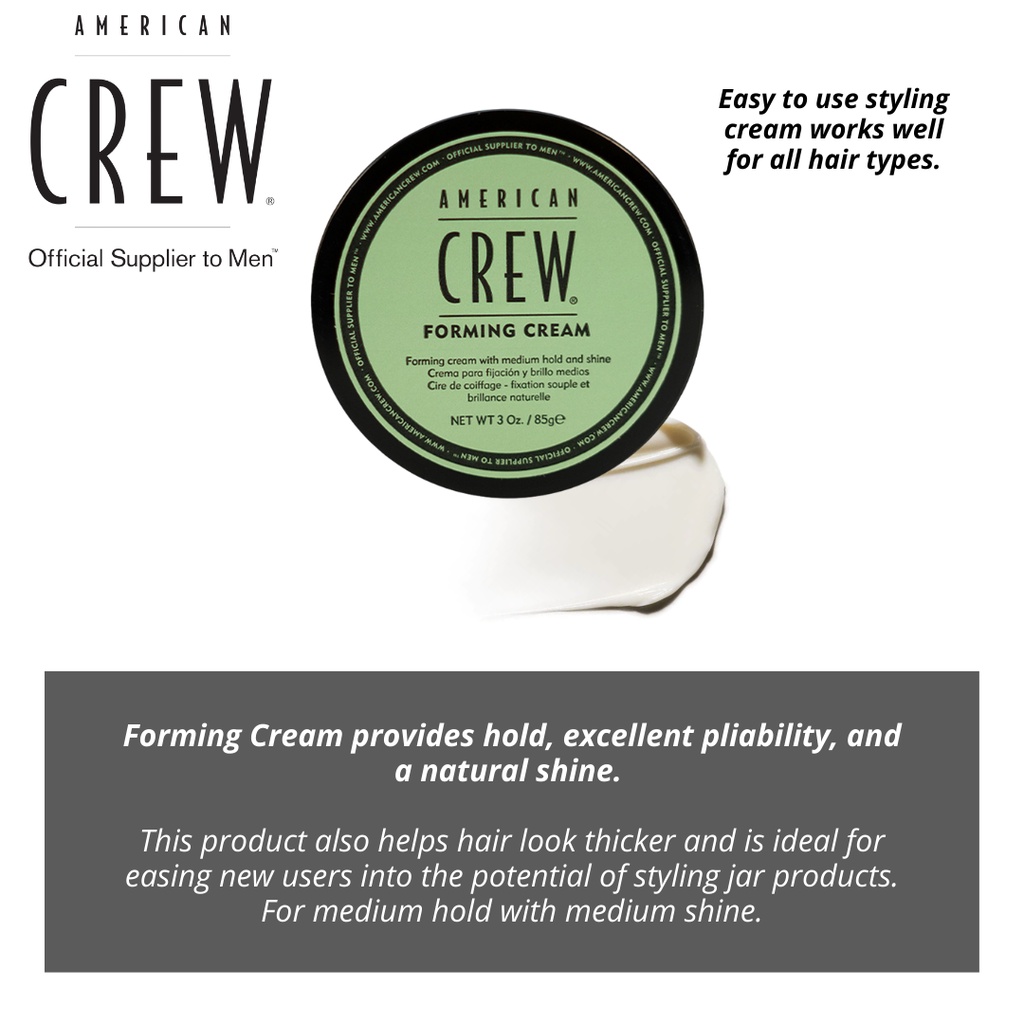 American Crew Molding Clay, High Hold, Medium Shine - 3 oz jar