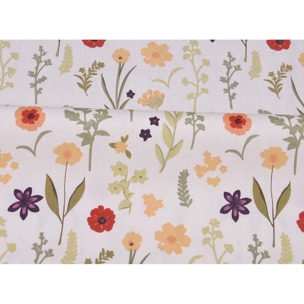 100 Pure Kain Cotton DIY Handmade Sewing Vintage Floral Flower Kain