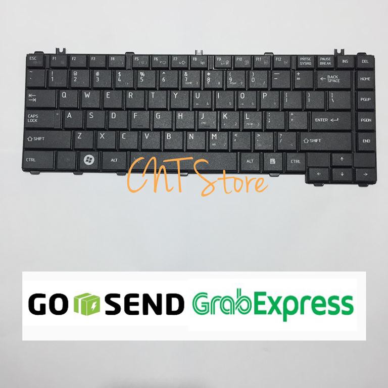 Toshiba C600 C640 L640 L635 L645 L735 L745 Black matte Keyboard ...