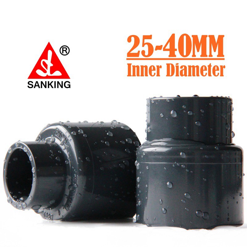 Multisize PVC Straight Reducing Connectors Pipe Reducer Adapter ...