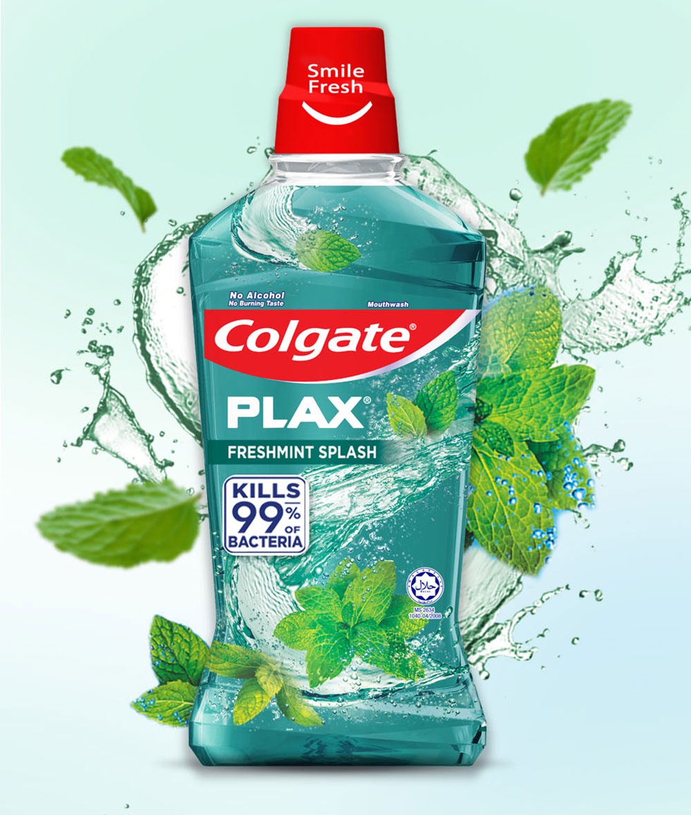 Colgate Plax Assorted / Peppermint / Freshmint Mouthwash 1L [Bundle of ...