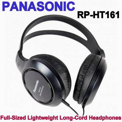 Panasonic Lightweight Long-Cord Headphones RP-HT161(6 MONTH SHOP WARRANTY)  | Shopee Singapore