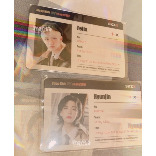 [ Wts PC STRAYKIDS SKZ ID CARD SKZ-X HYUNJIN FELIX | Shopee Singapore