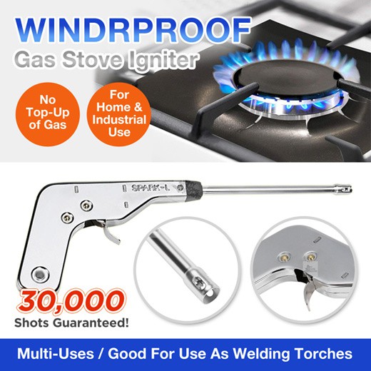Quick and Safe Ignition Windproof Gas Stove Spark Igniter Lighter