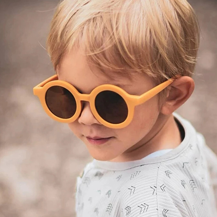 【READY STOCK】 INS Fashion Style Round Sunglasses for Kids Accessories Candy Color Eyewear