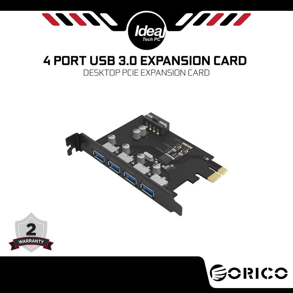 ORICO 4 Port USB 3.0 PCIE Expansion Card Shopee Singapore