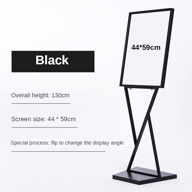 Display Stand Advertising Display Shelf Metal Vertical Stand Standing