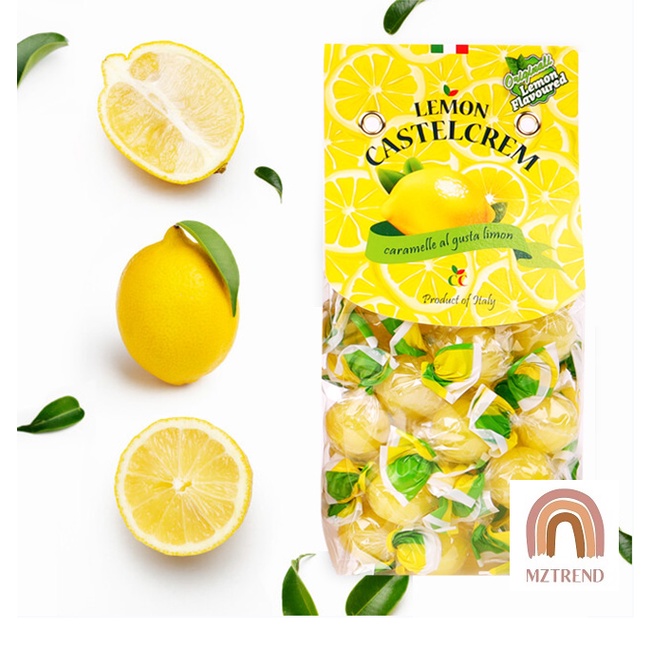 [MZTREND] Castelcrem Positano Lemon Candy 200g/Made in Italy | Shopee