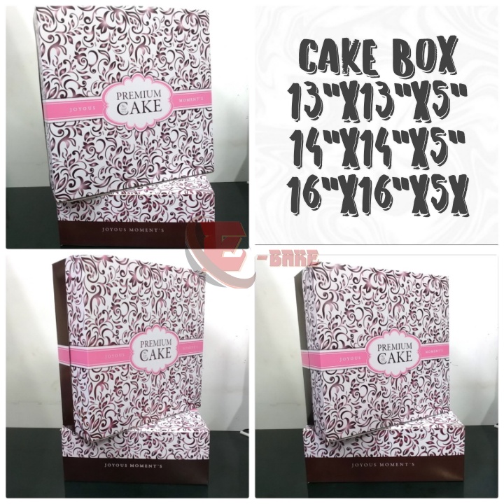 PREMIUM KEK BOX | PAPER BOX | 5 INCH HEIGHT | 13 INCHES | 14 INCHES ...