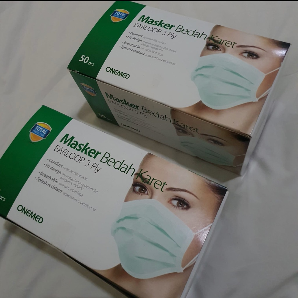 Onemed Surgical Mask (50 pcs) | Shopee Singapore