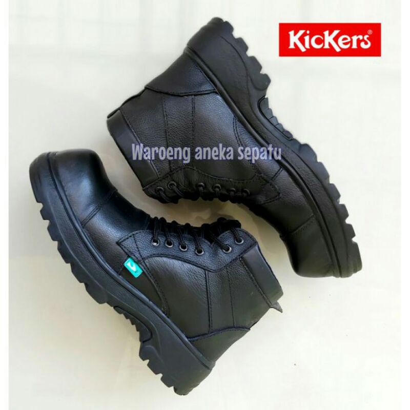 Safety Shoes Iron Toe KICKERS Strap TNI Field Project Discount SAFETY BOOTS KICKERS Leather