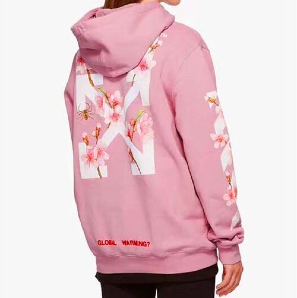 Off-White™ Pink Cherry Blossom Hoodie | Shopee Singapore