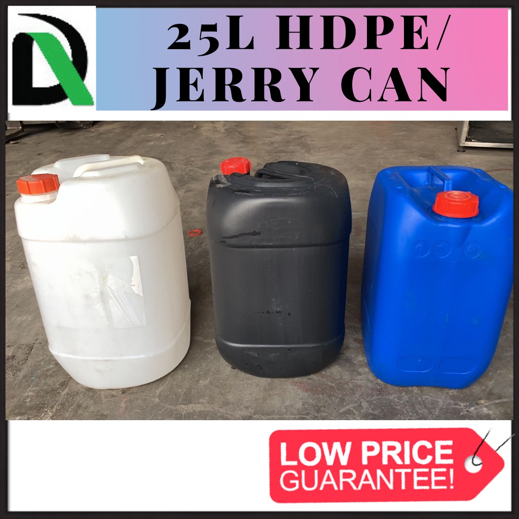 [ Grade A & Clean ] 25L USED Jerry Can / HDPE Container with Cap ...