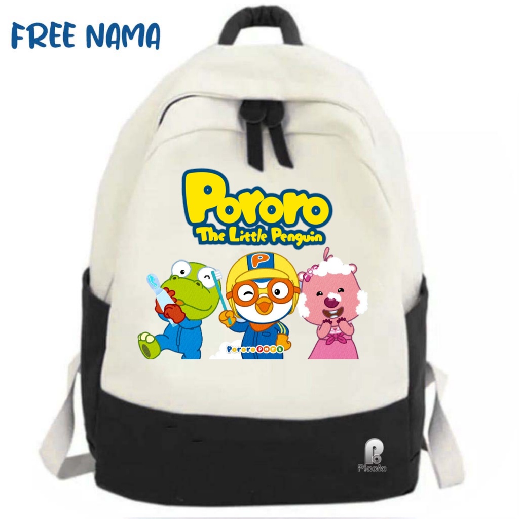 Pororo the little penguin Backpack Elementary School Bag Shopee Singapore