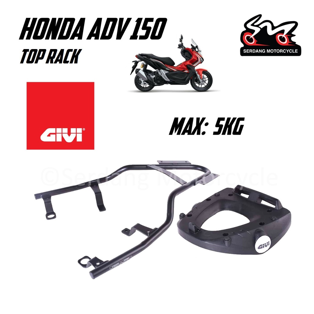 Honda ADV 150 Top Rack Bracket Rear Luggage Rack Luggage Holder