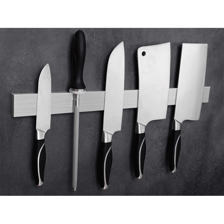 Knife Rack stick on. Stainless Steel. No screws Shopee Singapore