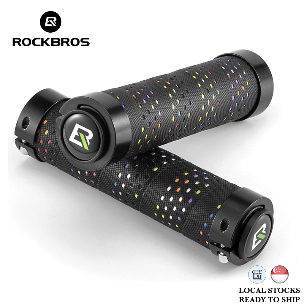 SG SELLER Rockbros Bicycle Waterproof Comfortable Handlebar Grip For Cycling Bikes MTB Accessories Shopee Singapore