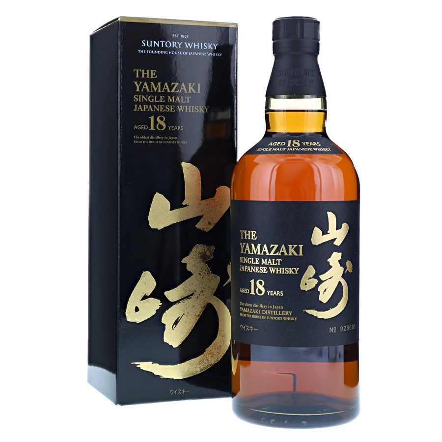 Yamazaki 18 Year Old Single Malt Japanese Whisky 70cl alc. 43