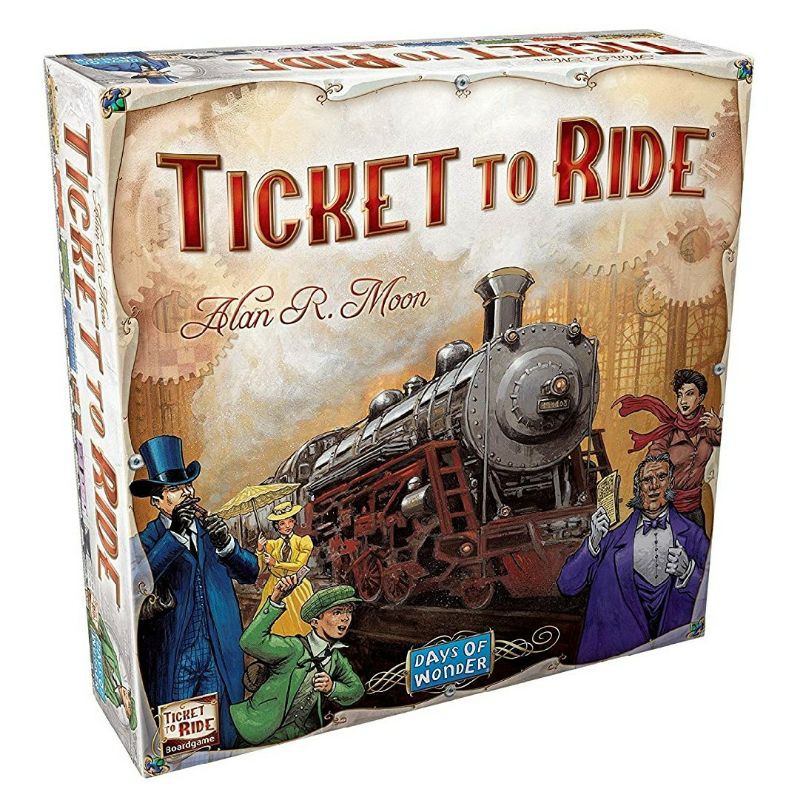 (Authentic) Ticket to Ride Board Game - Good Quality Cards and Train ...