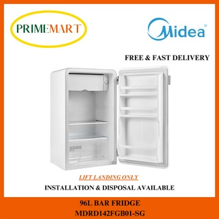 MIDEA MDRD142FGB01-SG 96L BAR FRIDGE - 2 YEARS MIDEA WARRANTY + FREE ...