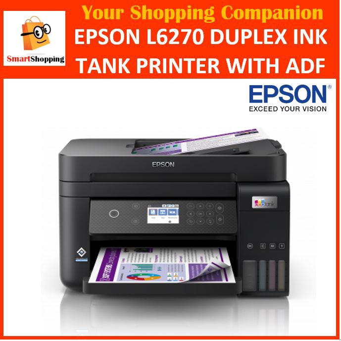 Epson EcoTank L6270 A4 WiFi Duplex AllinOne Ink Tank Printer with