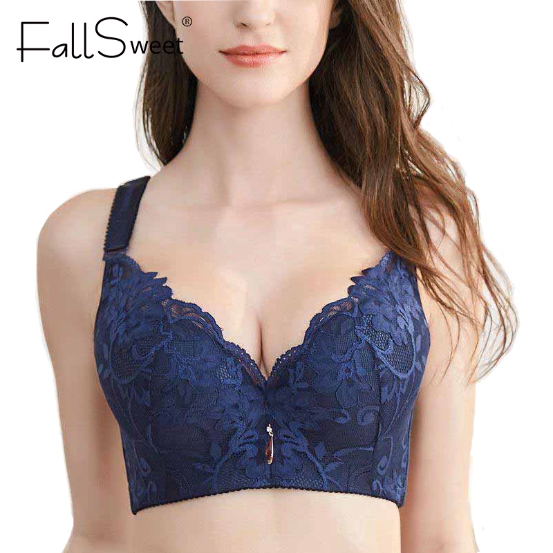 Ready Stock Fallsweet Women Bras Push Up Lace Bra Sexy Plus Size