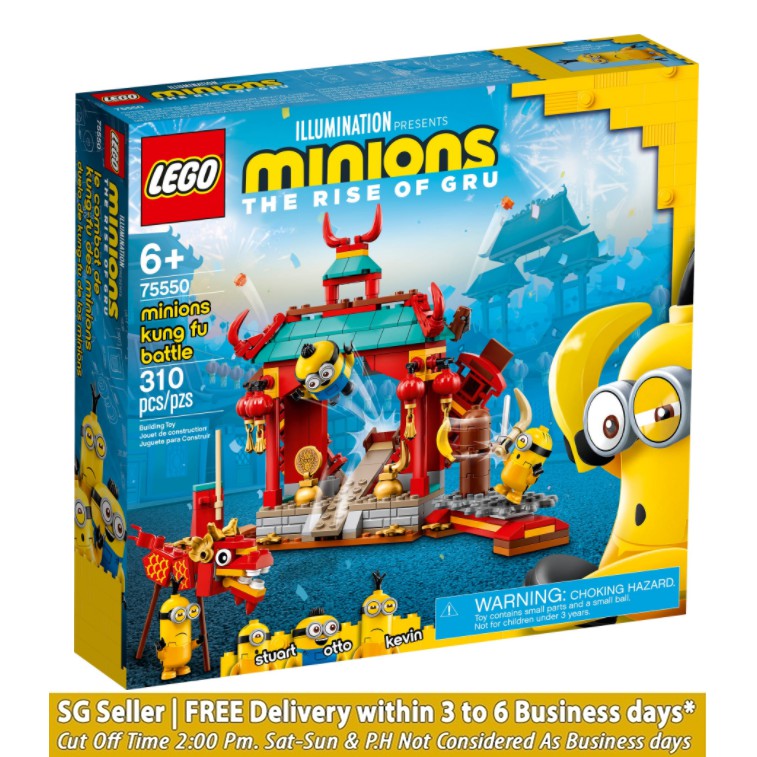 LEGO 75550 Minions Kung Fu Battle Shopee Singapore