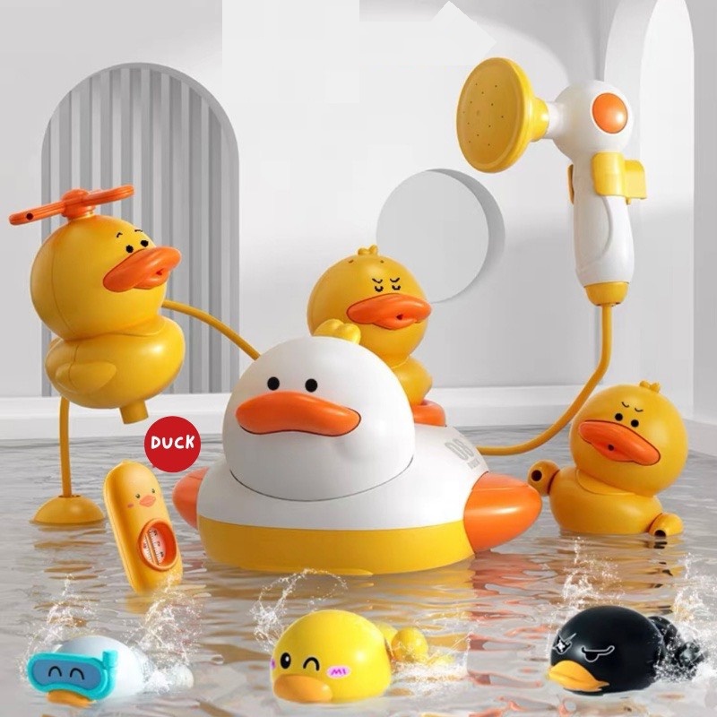 Baby Bath Toys for Kids Spray Water Bath Toys Electric Duck Baby Shower