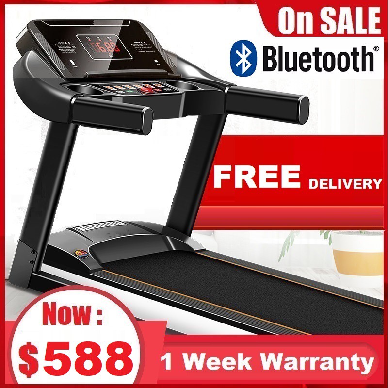 CHRISTMAS SALE Electric Home Treadmill with Bluetooth Function