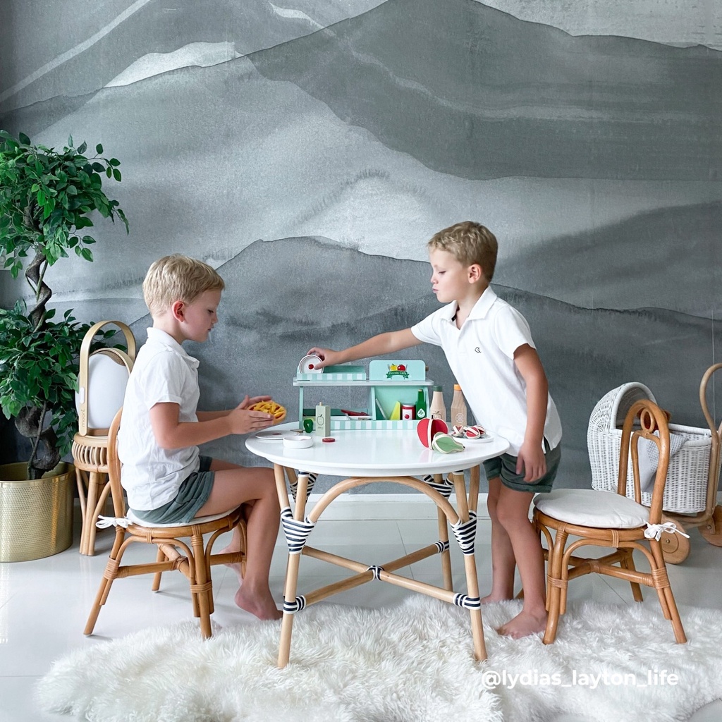 Aulia Table & Set of 2 Amelie Chairs / Kids Dining Table / Kids Study Table / Play Table / Kids