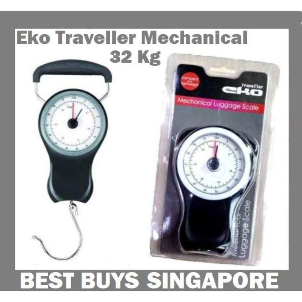 Eko Traveller Mechanical Baggage Luggage Weighing Scale with Hook 32 kg ...