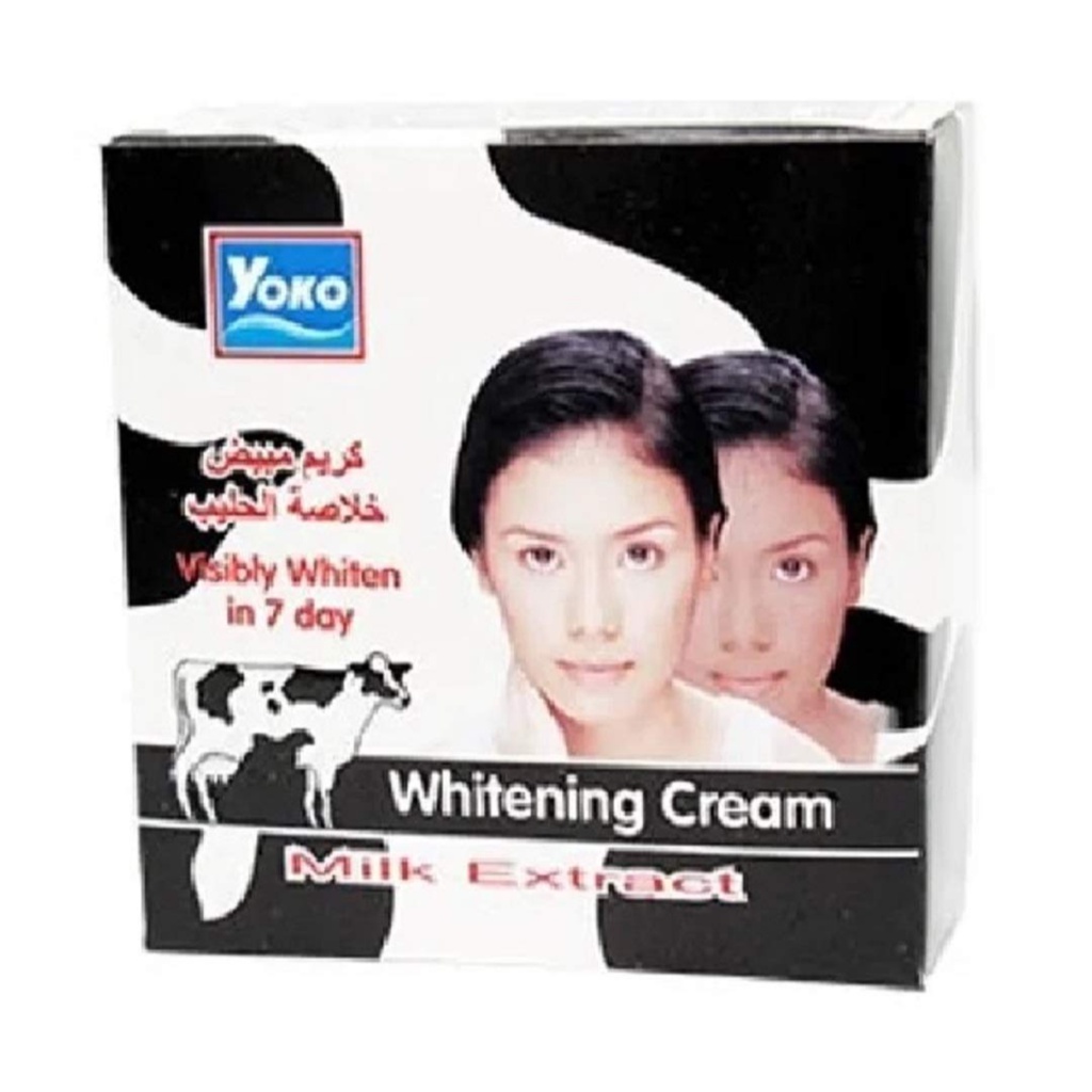 Yoko milk extract whitening cream 4G Shopee Singapore