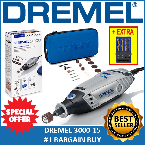 Dremel 3000-15 Rotary Tool Grinder | Shopee Singapore