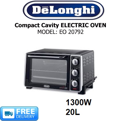 DELONGHI Compact Electric Oven 1300W 20L MODEL EO 20792