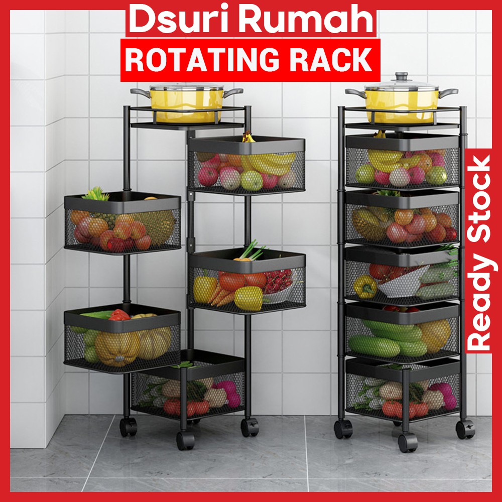 Pressure Cooker Kitchen Rack Storage Box Storage Rack Shelf Rak Dapur ...