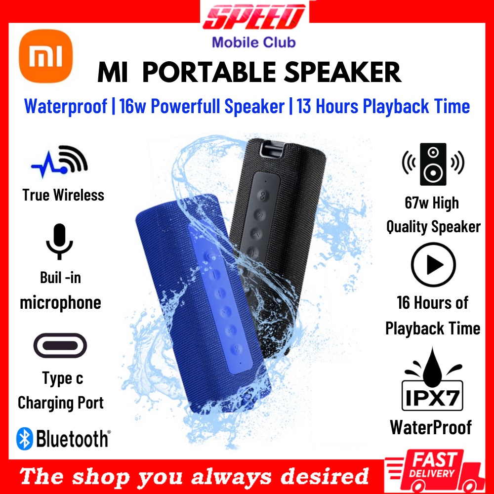 Mi bluetooth sale speaker charging time