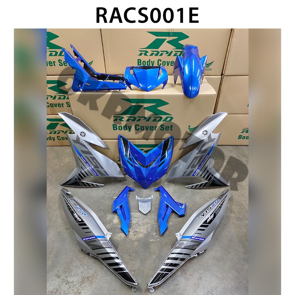 Rapido Cover Set Assembly Y Zr V Sticker Tanam Airbrush Shopee