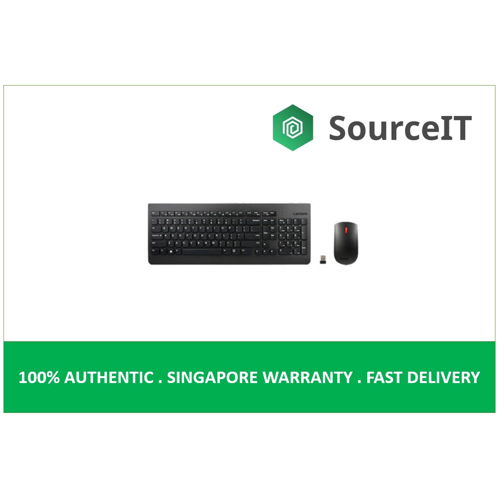 Lenovo Essential Wireless Combo Keyboard & Mouse (US English 103P) P/N