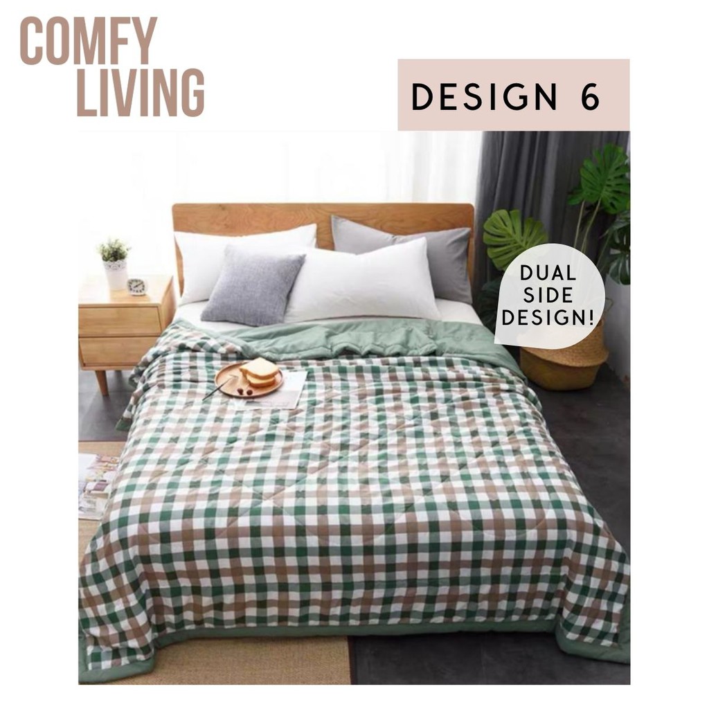 Jap Style Soft Blanket Summer Blanket Suitable for Singapore