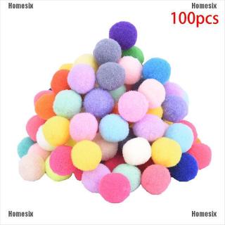 10mm Pompoms Mixed Colours Mini Pom Poms Card Making Arts And Crafts Kids 